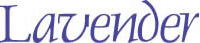 Lavendar